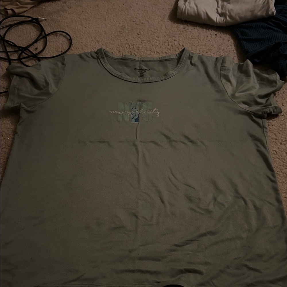 NYC Green Women's Green Casual Top